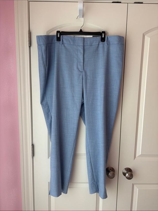 Talbots Pants - Talbots Light Blue Hampshire Ankle Pant